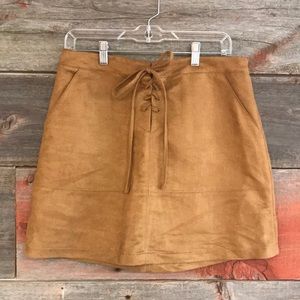 Lauren Conrad faux suede skirt